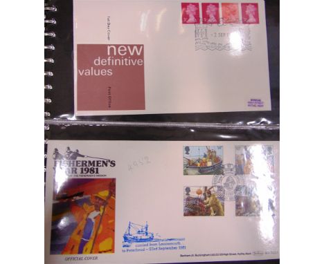 STAMPS - APPROXIMATELY 480 FIRST DAY & COMMEMORATIVE COVERS  Great Britain & Commonwealth, (seven albums).