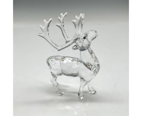 Part of the Exquisite Accents group this crystal figurine has a faceted body, clear smooth haunches and antlers with amber co
