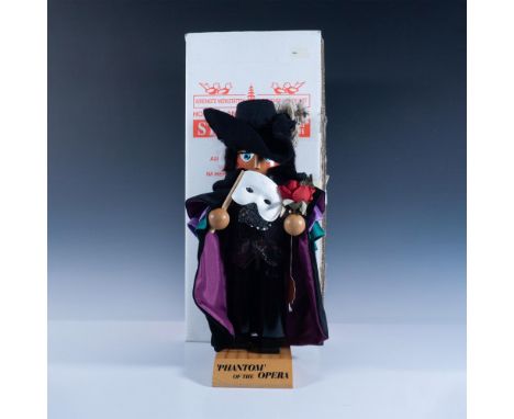 Handcrafted and hand painted figure inspired by the main character from the 1986 Andrew Lloyd Webber musical The Phantom of t