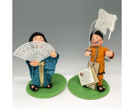 Handmade and hand painted felt dolls representing Japan. Each doll stands 8"H and are designed with traditional dress and col