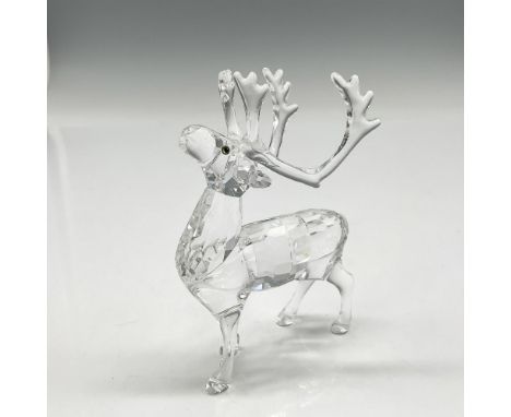 Part of the Exquisite Accents group this crystal figurine has a faceted body, clear smooth haunches and antlers with amber co