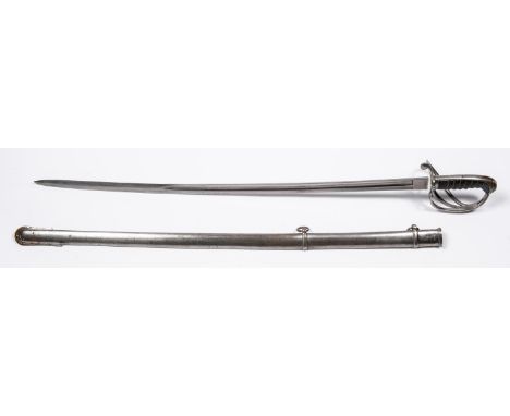 An Edwardian Artillery pattern NCO's sword of the Army Service Corps, plain blade 32" with ordnance inspector's marks and dat