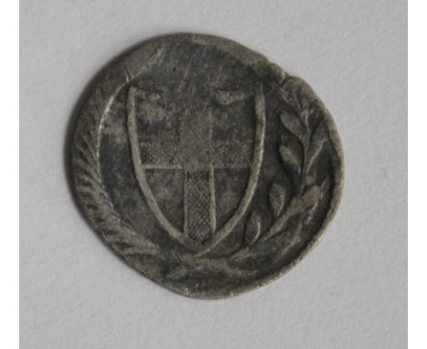 Commonwealth silver halfgroat, Spink 3221, very light scuffs, reverse, uneven tone, GF