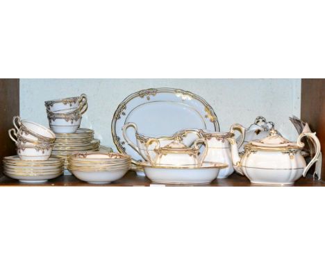 A quantity of Spode 'Stafford White' dinner and tea wares