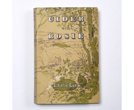 Book Cider with Rosie by Laurie Lee, 1st ed, 2nd impression, 1959, The Hogarth Press, original green cloth and dust jacket, 8