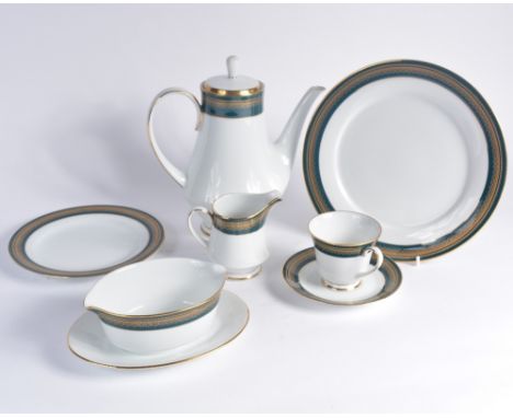 An Extensive collection of Noritake dinner and teaware Coventry pattern, 12 place settings