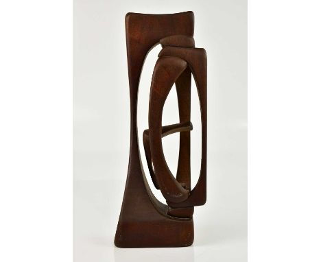† BRIAN WILLSHER (1930-2010); an abstract composition, wood, signed and dated 88, height 41cm.Condition Report: Scratch/white