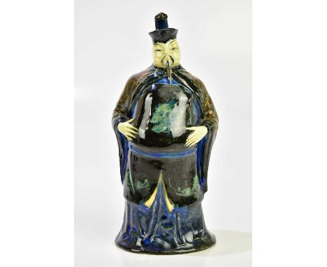 CHARLES J NOKE FOR ROYAL DOULTON; ‘A Mandarin’, a very rare figure, HN791, 1st version, model 189, (26-36), 'Royal Doulton' b