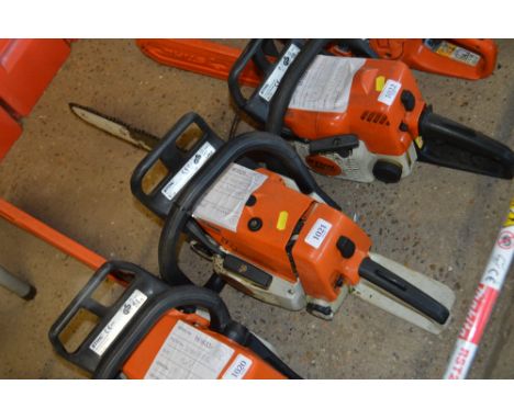 A Stihl petrol powered chainsaw
