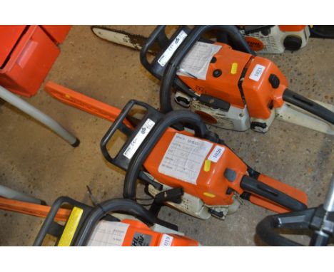 A Stihl petrol powered chainsaw
