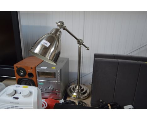 A modern desk lamp