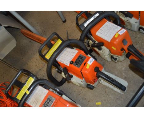 A Stihl petrol powered chainsaw
