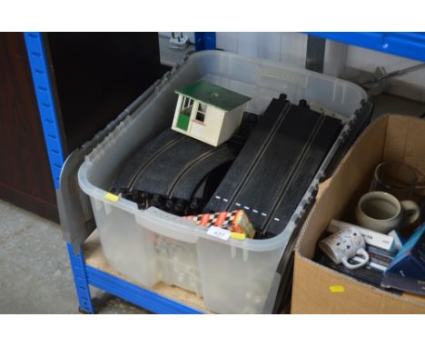 A box of various Scalextric
