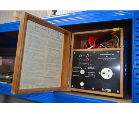 An electrical safety tester, sold as a collector's item