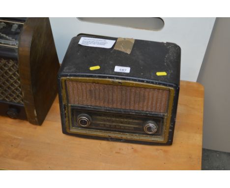 A Bush vintage radio, sold as a collector's item