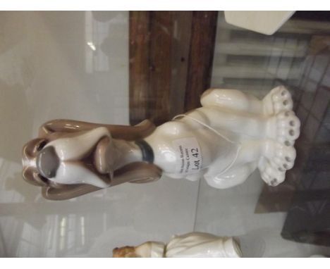 Nao figurine of a Basset hound