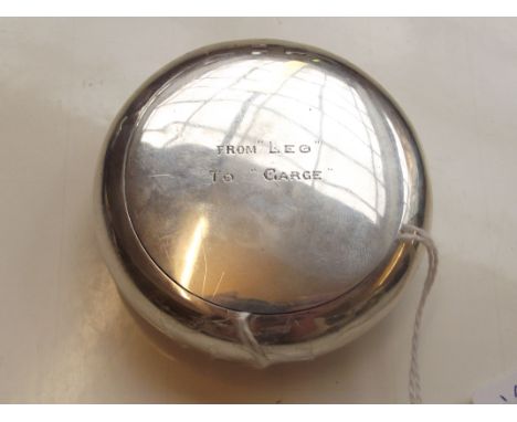 Silver hallmarked snuff box, early 20th century