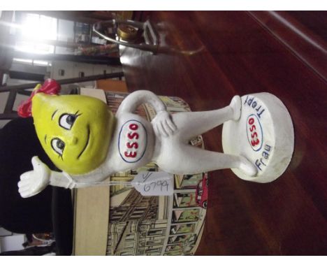 Cast iron Esso Woman money box