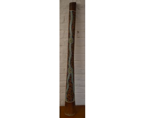 Didgeridoo with decoration