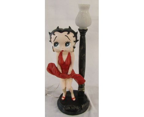 Large Betty Boop table lamp H 68 cm