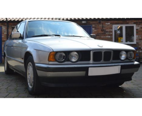 1990 BMW 518i 'H551 DAG' in silver, 5 speed manual, 1.8L petrol, approx 222,457 miles, 5 former keepers, electric windows, or