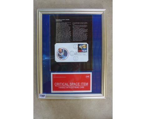An original 1983 NASA space flown 1st day cover in its six page folder, flown on space shuttle Challenger, comes with rare un