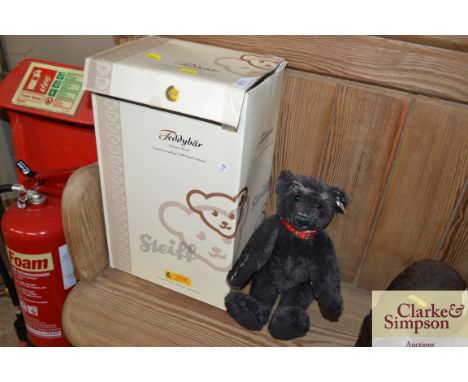 A Steiff teddy bear with original box