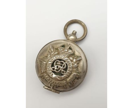 WW2 British Officers Cased Compass with a Royal Army Service Corps Badge 