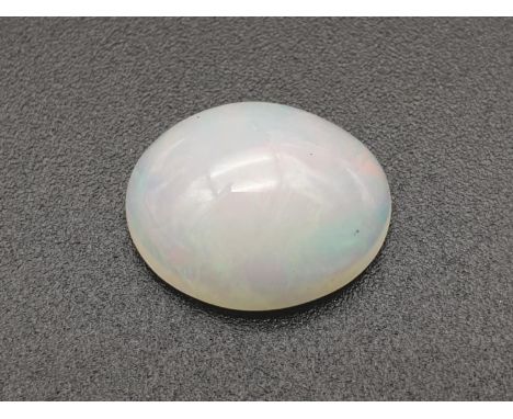 3.85 Cts Natural Opal stone Oval Cabochon. IDT certified 