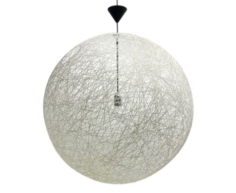 Large contemporary spun spherical light fitting with single branchDimensions: Depth/Diameter:&nbsp;84cm