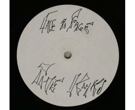 THE KINKS - FACE TO FACE LP - UK WHITE LABEL TEST PRESSING. Extremely scarce original UK mono white label test pressing of th