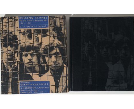 ROLLING STONES MASONS YARD GERED MANKOWITZ BOOK. A signed limited edition of The Rolling Stones Masons Yard to Primrose Hill 