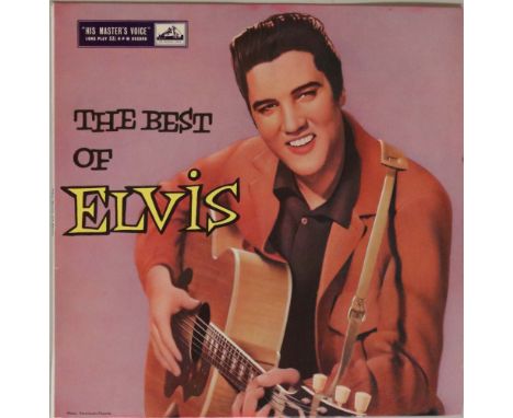 ELVIS PRESLEY - THE BEST OF ELVIS - UK HMV 10" LP (DLP 1159). A supreme archive condition copy of the October 1957 10" LP. Th