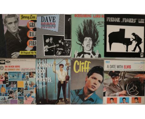 50's/60's ROCK&amp;ROLL - LPs/10". Lovely collection of 80 x LPs and few 10"s. Bill Haley &amp; His Comets, Jerry Lee Lewis, 