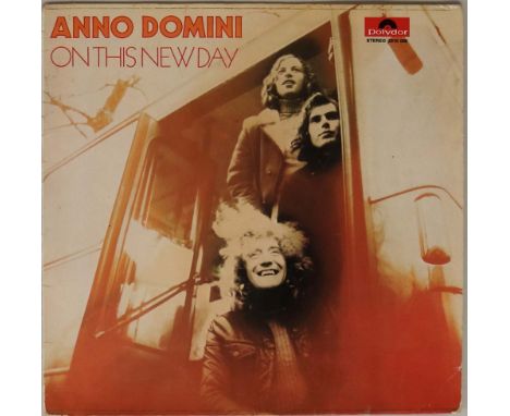 ANNO DOMINI - ON THIS NEW DAY LP (GERMAN POLYDOR 2310 096). Neat example original German pressing of the seminal 1971 LP (Pol