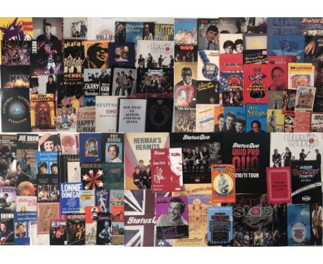 1980S/90S/00S PROGRAMMES. Collection of approx 100 programmes, some signed by artists, to include predominantly later (80s/90