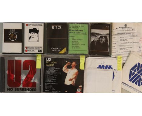 U2 - CASSETTES/CDs. Smashing bundle of 4 x hard to find cassette releases and 4 x CDs. Cassette titles are Cassette Sampler (