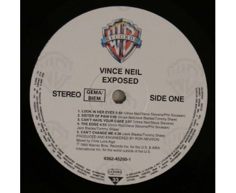 VINCE NEIL - EXPOSED LP (WARNER 9362-45260-1). Screamin' 1993 LP from the California based musician (EU original pressing on 