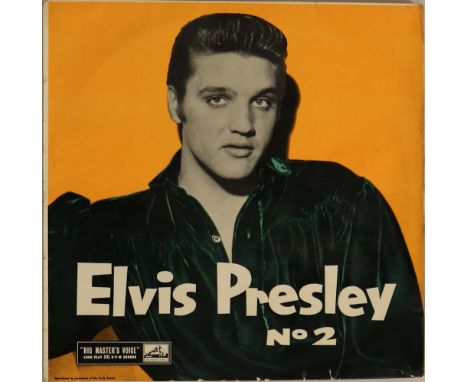 ELVIS PRESLEY - NO 2 (ORIGINAL UK LP CLP 1105 - WITH FRAME). A clean example original UK copy of the King's famous 2nd UK LP,