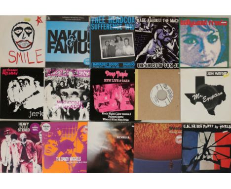 7" COLOUR/PICTURE DISCS - ROCK/POP/PUNK/ALTERNATIVE/INDIE/WAVE. Cool collection of around 100 x 7" - all limited edition colo