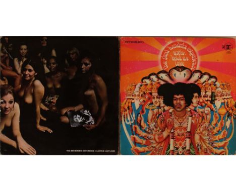 JIMI HENDRIX - ELECTRIC LADYLAND/AXIS. Wicked pack of 2 x early pressing LPs. Titles are Electric Ladyland (original UK Track