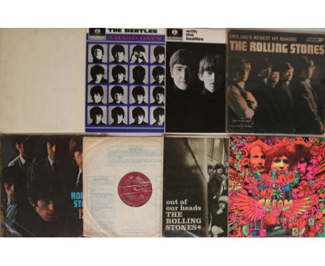 MIXED 60s/ROCK &amp; POP LPs/7". Cool collection of 23 x LPs with around 150 x 45s. Artists/titles include The Beatles - Whit