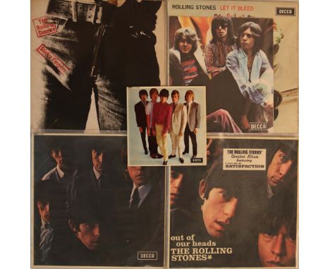 THE ROLLING STONES - UK/EXPORT LPs. Excellent selection of 4 x early/original UK pressing LPs with 1 x EP. Titles are Let It 