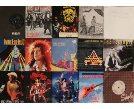 ROCK, METAL - 7". Screamin' collection of approx. 112 x 45s inc. some multiple copies. Artist/titles are Alex Harvey (PB 5199