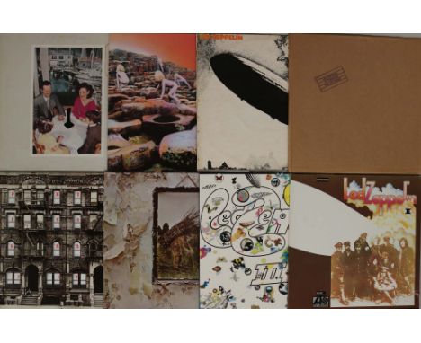 LED ZEPPELIN &amp; RELATED - LPs. Classic collection of 13 x original title LPs. Zep albums are 'I' (early UK plum Atlantic 5