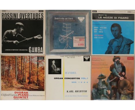CLASSICAL - DECCA - SXL/PHASE4 LPs. Well-rehearsed collection of 11 x LPs with 1 x LP box set - mainly ED1/ED2 UK stereo pres