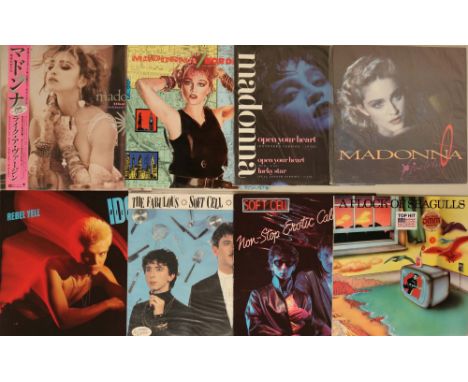 COOL POP 12"/LPS/7". Around 47x 12" including a few LPs and 4x 7", with artists/titles to include Madonna (x4) - Like A Virgi