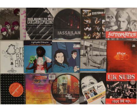 7" COLOUR/PICTURE DISCS - ROCK/POP/PUNK/ALTERNATIVE/INDIE/WAVE. Wicked collection of around 200 x 7" - all limited edition co