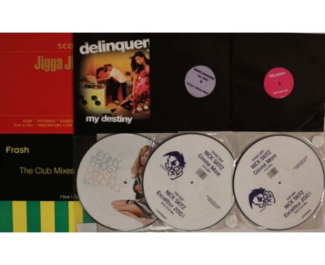 DONK/SCOUSE HOUSE/HARDCORE/TRANCE - 12"/CDs. Bonkers collection of around 130 x 12" with 170 x CDs including DJ samplers, pic