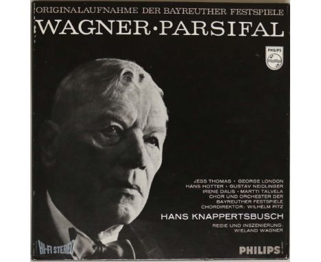 PHILIPS SAL 3475/3479 - HANS KNAPPERTSBUSCH - WAGNER PARSIFAL - ORIGINAL UK STEREO EDITION . The original UK 5 x LP box set o